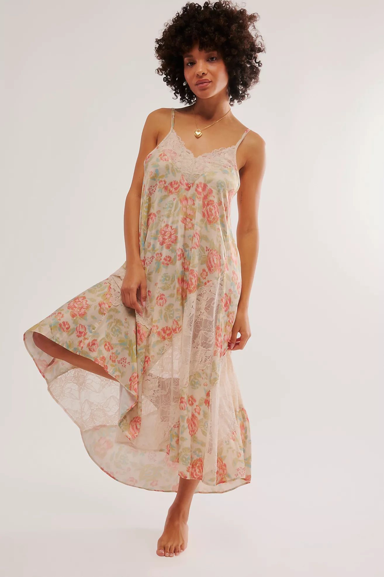 First Date Printed Maxi Slip | Free People (Global - UK&FR Excluded)