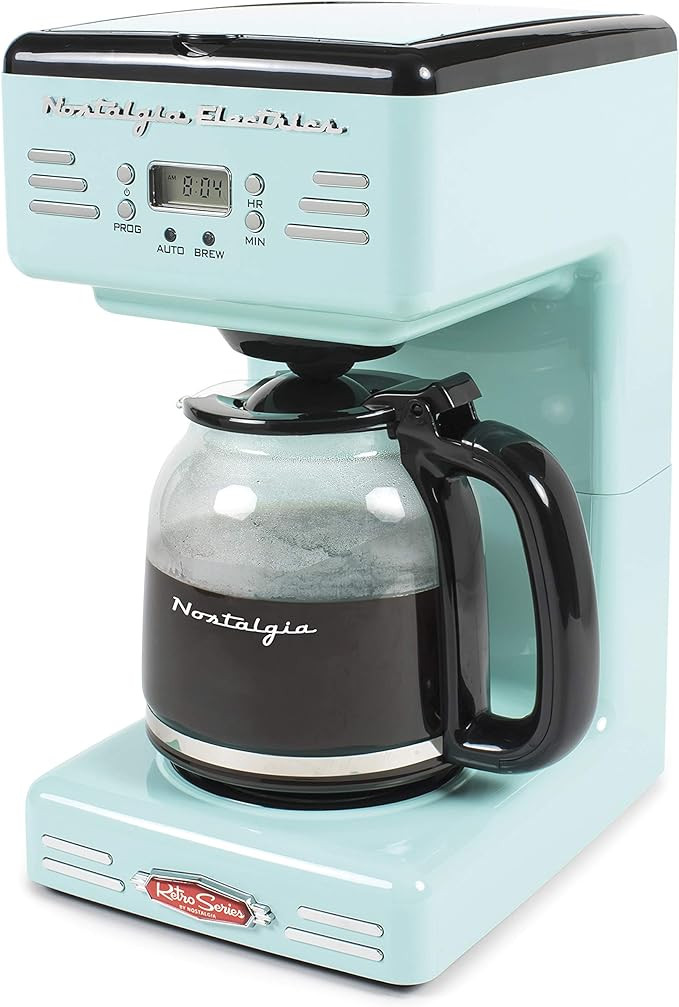 Nostalgia Retro 12-Cup Programmable Coffee Maker With LED Display, Automatic Shut-Off & Keep Warm... | Amazon (US)