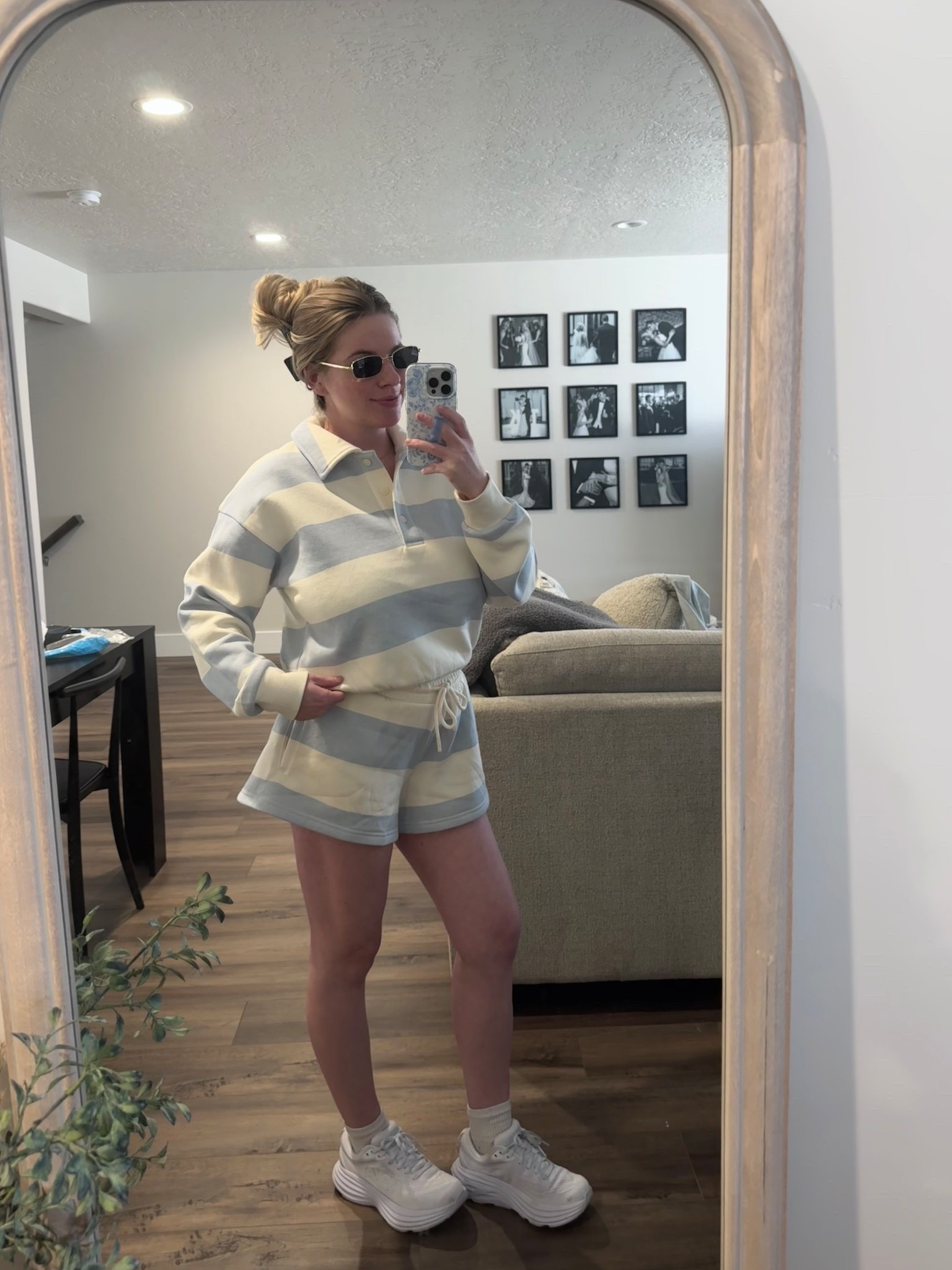 Mom walk fit 🤍🩵the cutest matching set from target. The spring new arrivals are to good. 
Top & bottom XS 

#LTKFindsUnder50 #LTKSeasonal