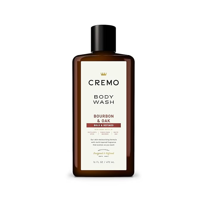 Cremo Body Wash Men, A Sophisticated Blend of Distillers Spice, Fine Bourbon and White Oak, 16 Fl... | Amazon (US)