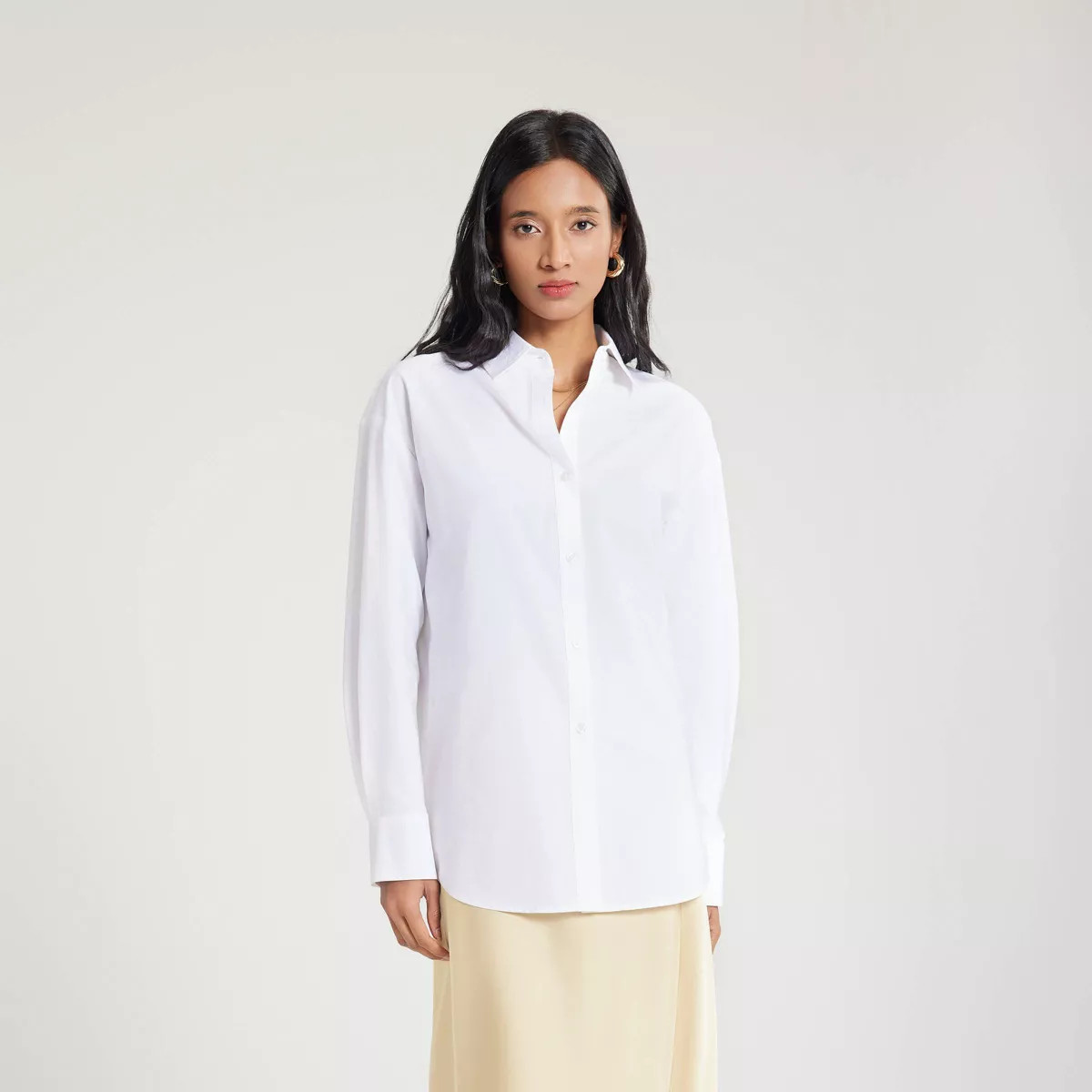 Women's Side-Button Detail Shirt - A New Day™ | Target