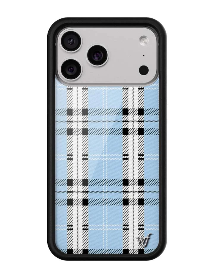 Wildflower Plaid iPhone Case | Blue | Wildflower Cases