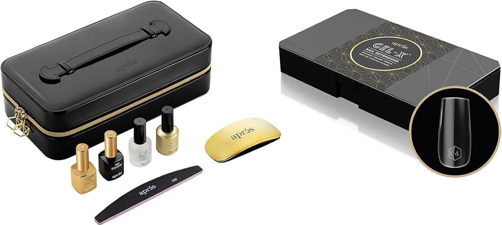 Apres Nail GEL-X Kit Professional Starter Kit & Sculpted Square Medium | Included a box of tips 5... | Amazon (US)