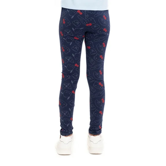 Wonder Nation Hello Kitty Girls Print Leggings, Sizes 4-16 | Walmart (US)