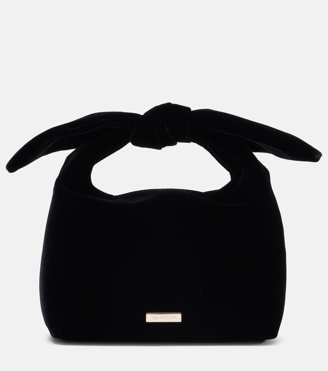 Bow Tie Small velvet tote bag | Mytheresa (US/CA)