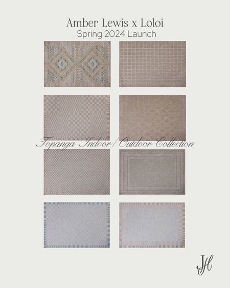 Amber Lewis x Loloi Spring 2024 Launch | Topanga indoor/outdoor collection is made of durable material that is ready for sun, rain, and use in high-traffic areas like your outdoor patio, mudroom, or backyard. The rug's modern construction makes it easy to clean (just hose off and air dry).

#LTKhome