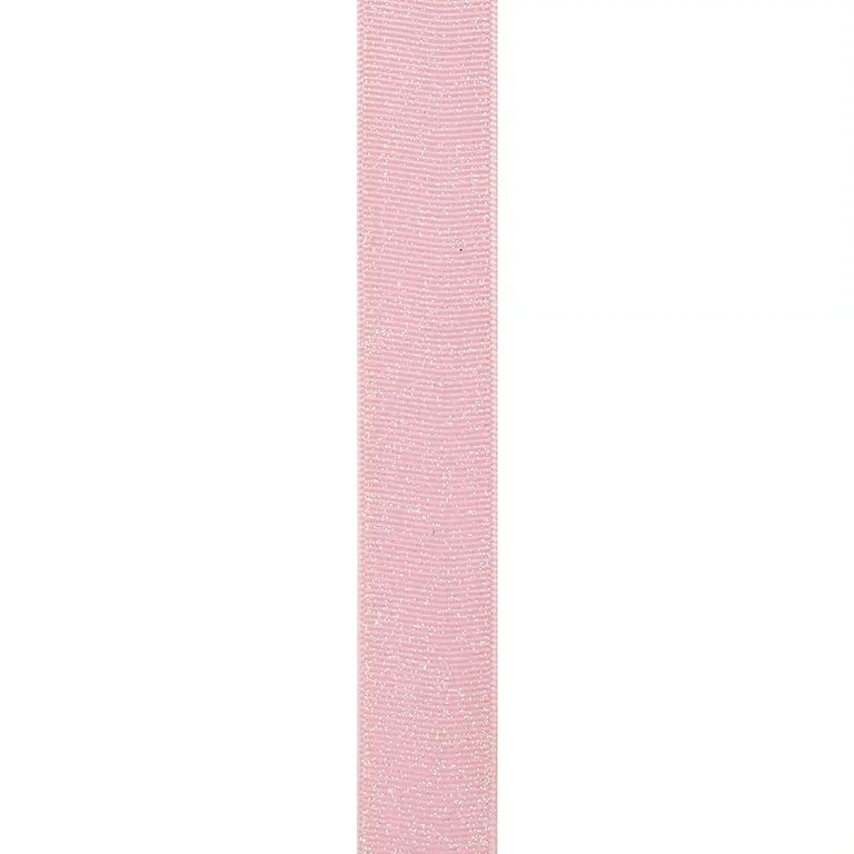 Offray Ribbon, Carnation Pink 7/8 inch Grosgrain Glitter Polyester Ribbon for Sewing, Crafts, and... | Walmart (US)