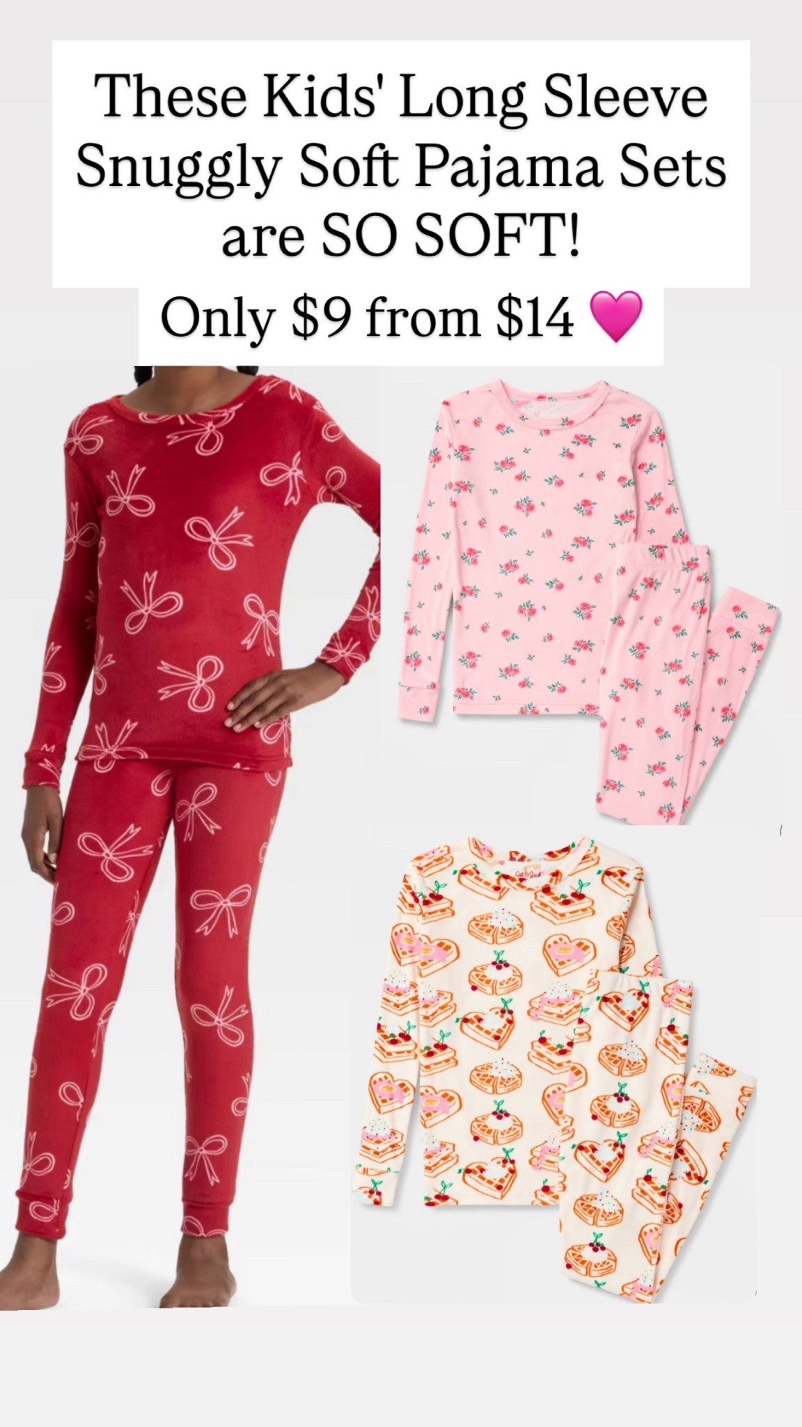 Kids' Long Sleeve Snuggly Soft Pajama Sets are $9 from $14

#LTKKids #LTKSaleAlert #LTKHoliday