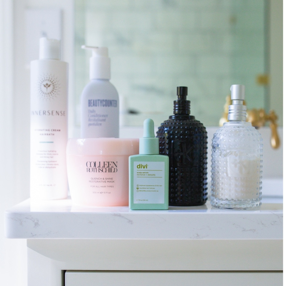 My current rotation of hair care products. I’m not able to link the glass bottles, but those are Cult and King Tonic and Light Hold Leave in Conditioner 

#LTKbeauty #LTKstyletip