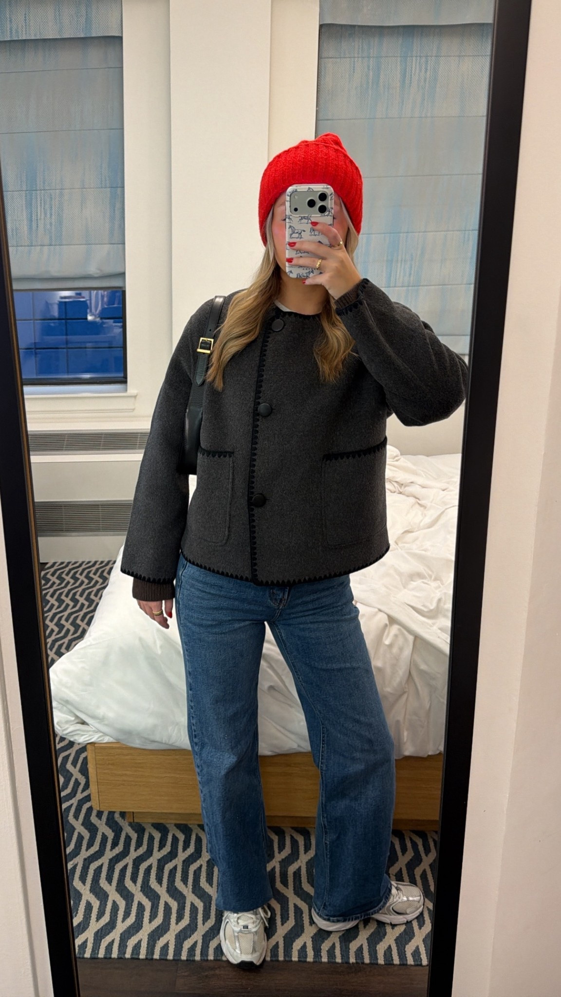 Wearing a small jacket and 25 in jeans!! 

#LTKFindsUnder100 #LTKGiftGuide #LTKHoliday