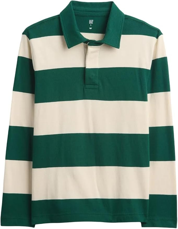 Gap Boys' Long Sleeve Rugby Polo | Amazon (US)