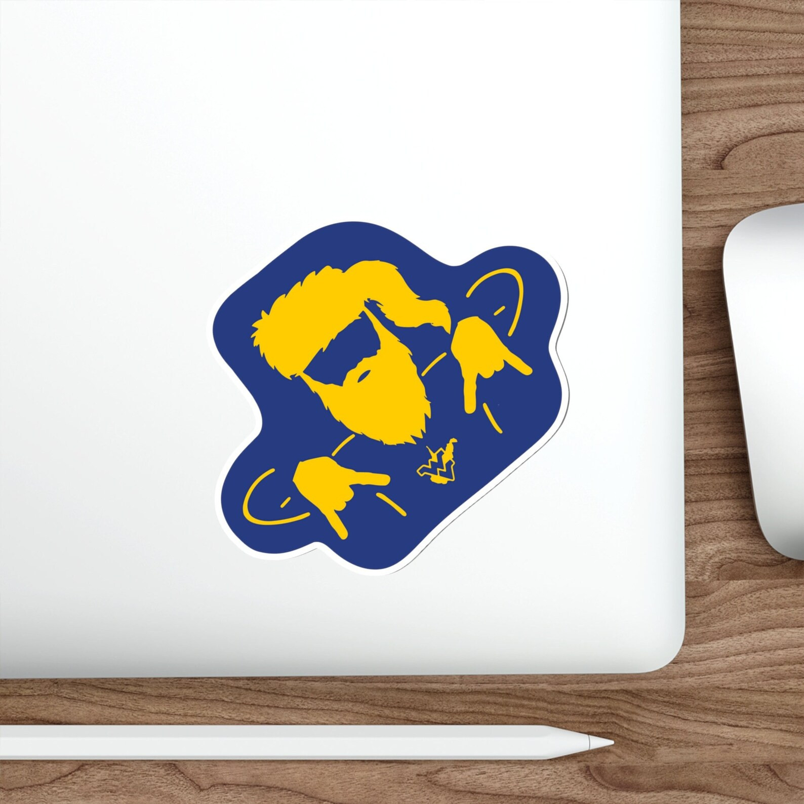 WVU Horns Down Sticker - Etsy | Etsy (US)
