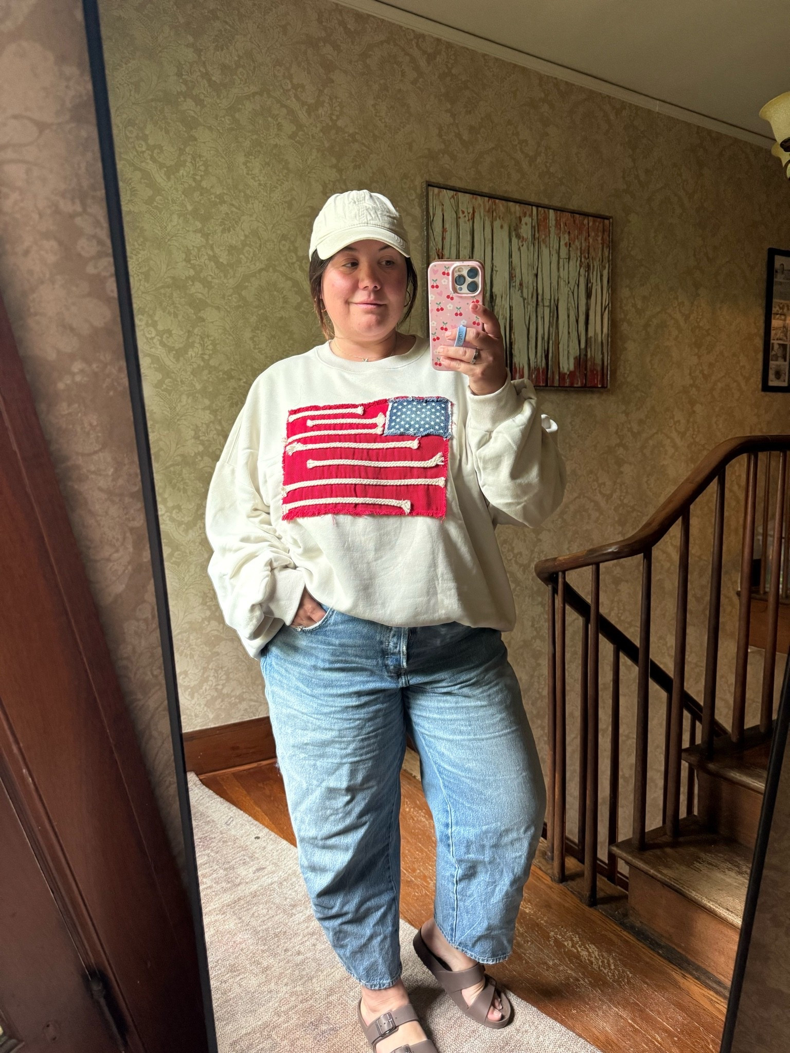 Somewhere between lake weekend and Target run and honestly I’m here for it 🇺🇸