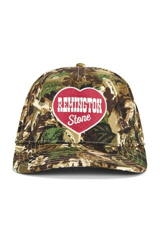 Remington Stone Big Heart Hat in Camo - Green. Size all. | FWRD 