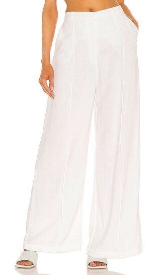 Pin Tuck Pant in Ivory | Revolve Clothing (Global)