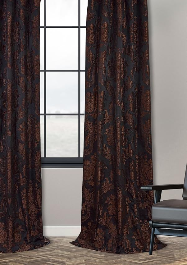 HPD Half Price Drapes Signature Velvet Blackout Curtains For Bedroom 50 X 84 (1 Panel), VPCH-1909... | Amazon (US)