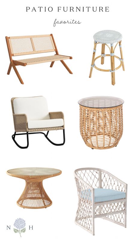Outdoor furniture, patio furniture, home decor, costal home decor, Serena & Lily, pottery barn, joss & main 

#LTKhome