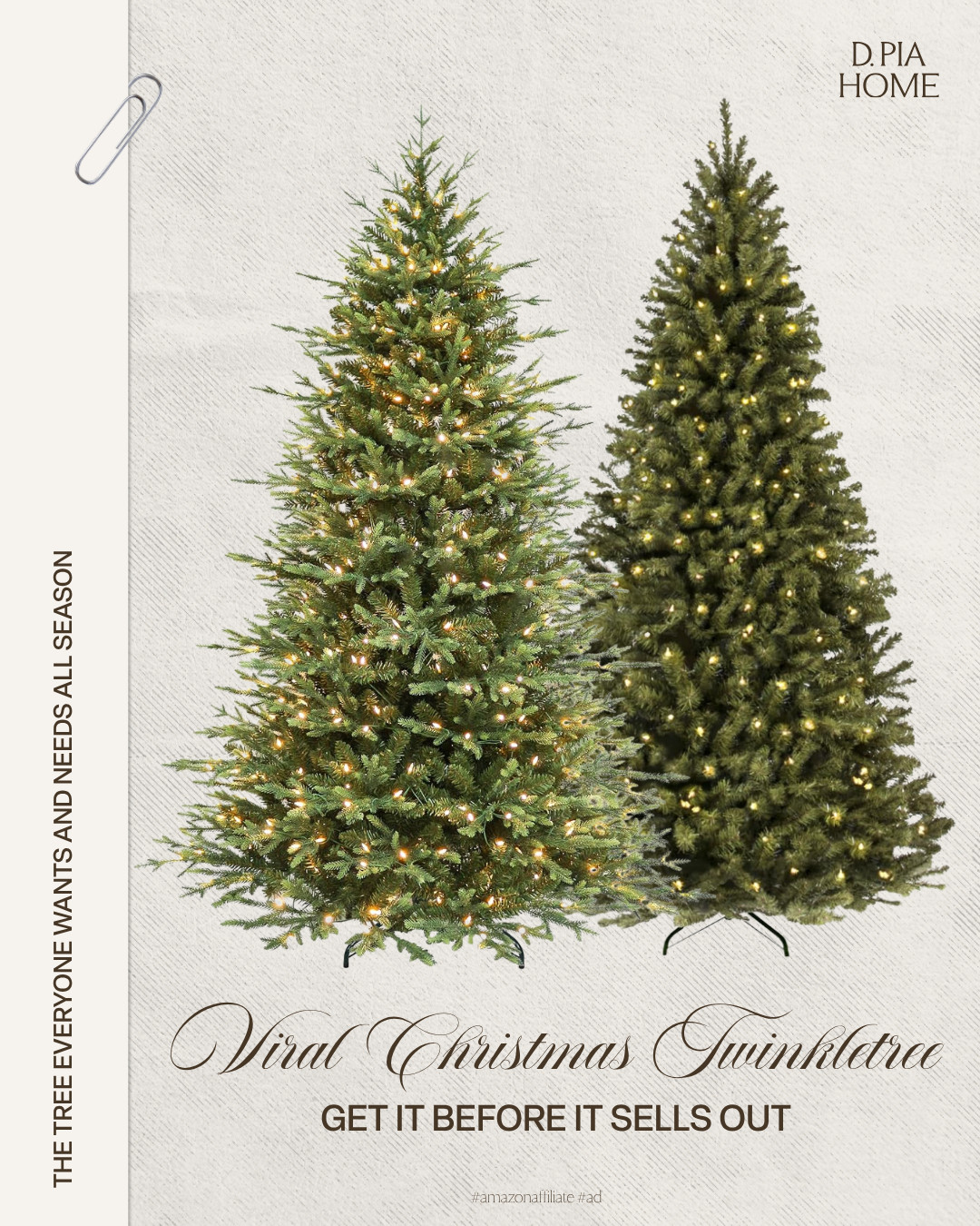 Nothing completes the holiday vibe like a beautiful Christmas Twinkletree. Didn't think this could get better? They come pre-lit and they're from Amazon!

#chrismastree #christmas #christmasdecor #holidaydecor 

 #LTKSeasonal #LTKHome #LTKSaleAlert