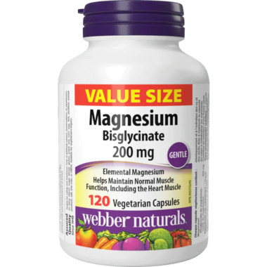 Webber Naturals Magnesium Bisglycinate 200mg | Well.ca