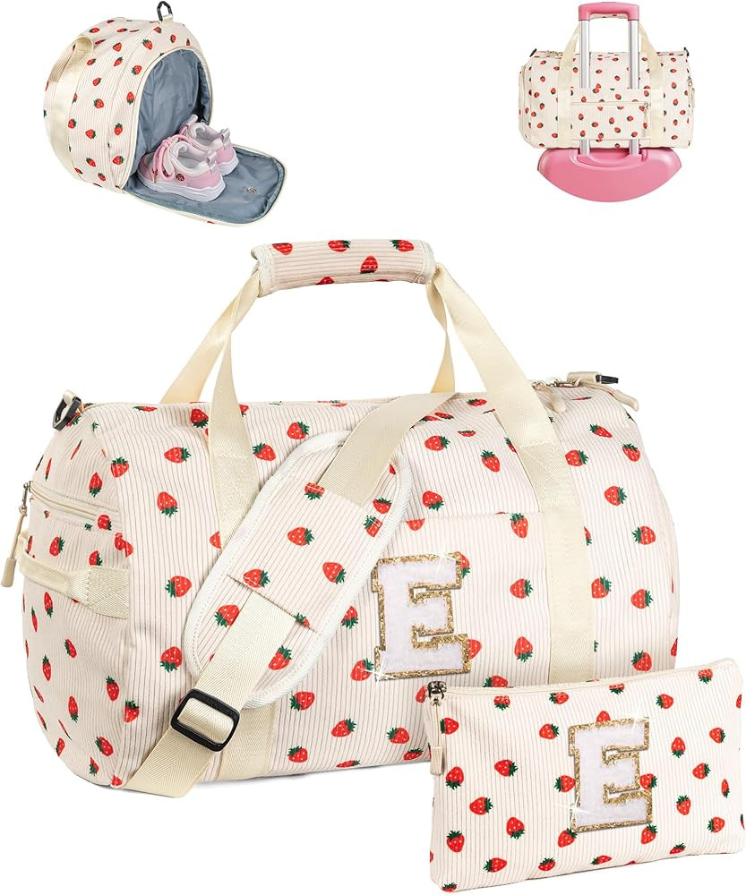 Christmas Gift Ideas-8 Year Old Girl Birthday Gifts, Girls Gym Bag, Kids Personalized Weekend Duf... | Amazon (US)