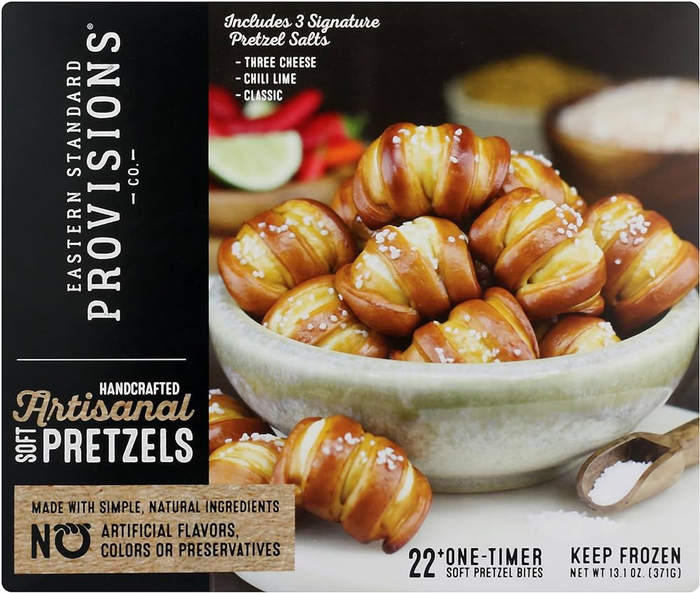 Eastern Standard Provisions One Timer Bites Artisanal Soft Pretzel Bites, 12.5 OZ | Amazon (US)
