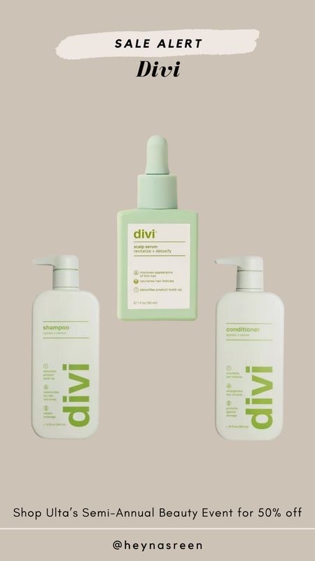 These Divi hair products are on MAJOR sale - 50% off at Ulta! 

#LTKSeasonal #LTKsalealert #LTKbeauty