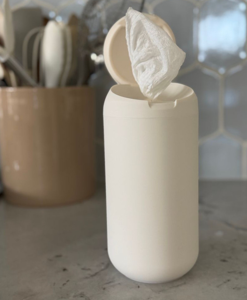 If you haven't tried these non-toxic wipes, you need to! I also love how aesthetic the container is.   

 #LTKmomlife