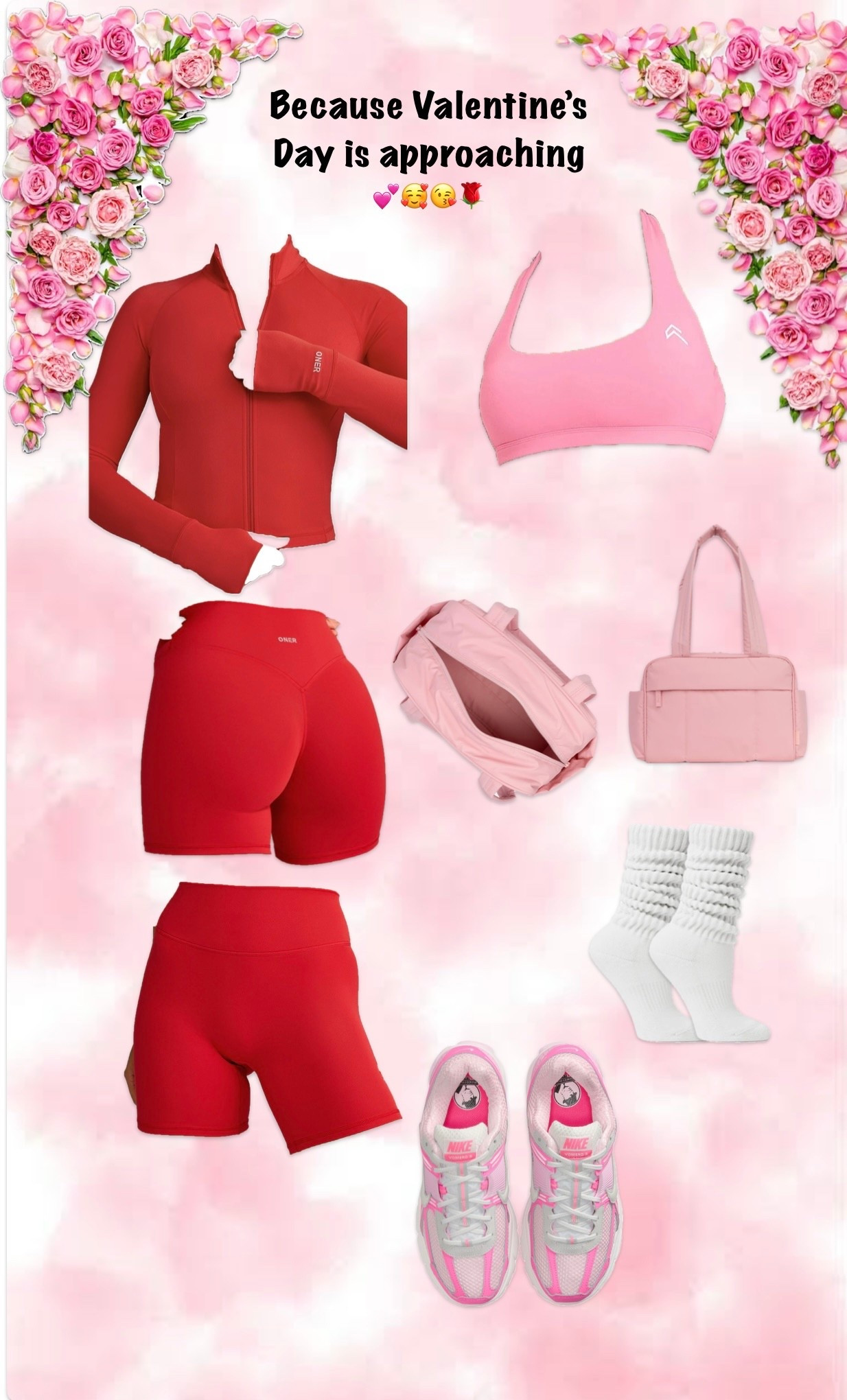 Because Valentine’s Day is approaching & who doesn’t love a cute pink & red mix & match! 😌💕



#LTKValentine #LTKActive #LTKootd