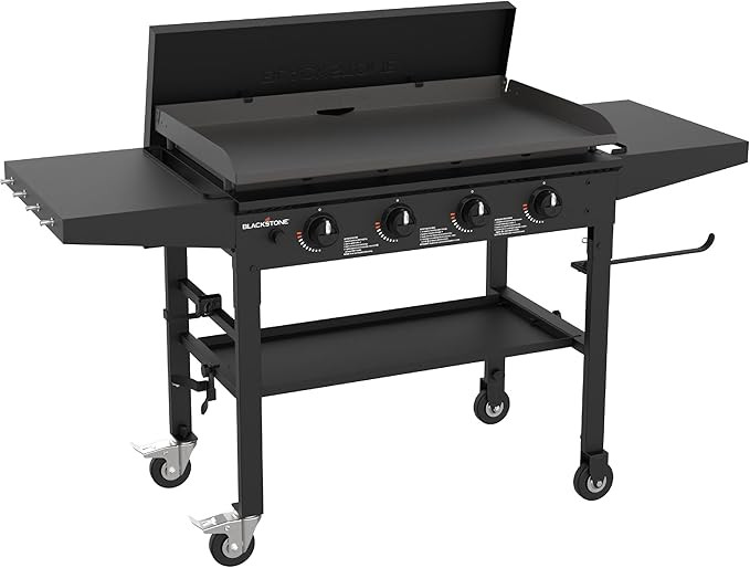 Blackstone 36 Inch Gas Griddle Cooking Station 4 Burner Flat Top Gas Grill Propane Fuelled Restau... | Amazon (US)
