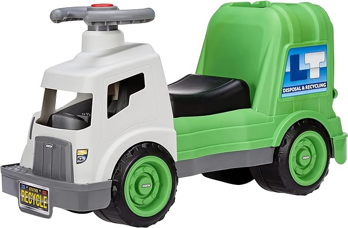 Little Tikes Dirt Diggers Garbage Truck Scoot Ride On with Real Working Horn and Trash Bin for Th... | Amazon (US)