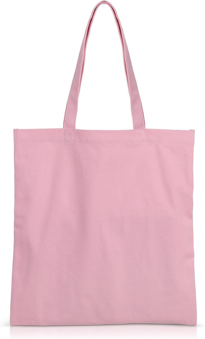 Cotton Canvas Tote Bags; Reusable Grocery Bags; Shopping Bags; Gift Bags; Canvas Bags; DIY Tote B... | Amazon (US)