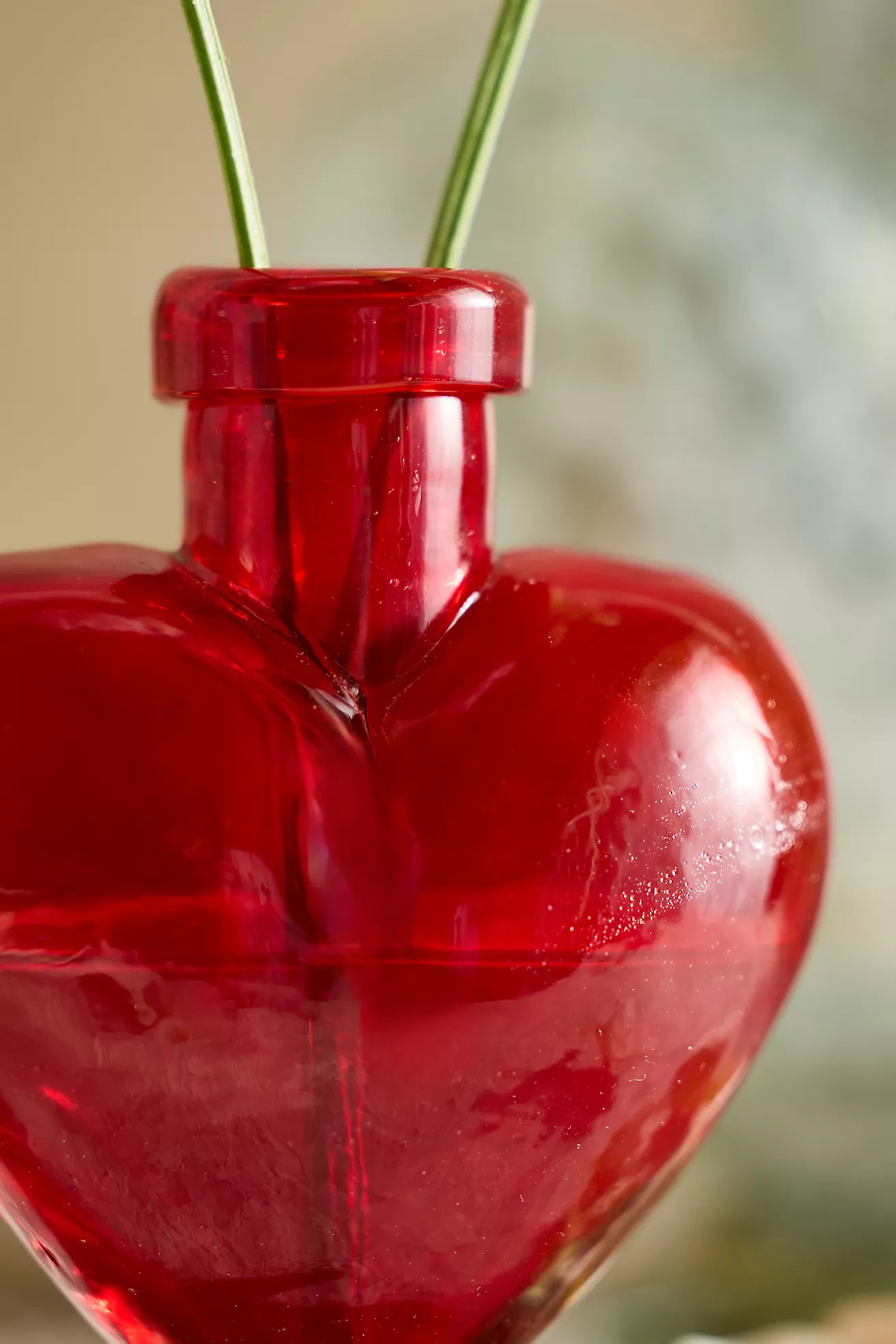 Glass Heart Bud Vase | Anthropologie (US)