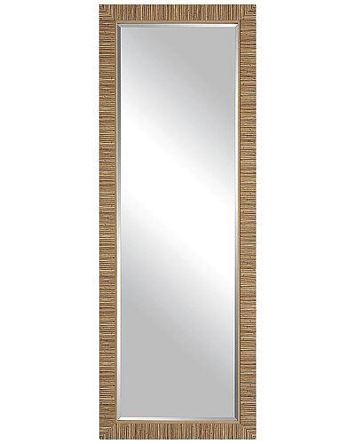 Faux Textured Wrap Framed Long Mirror | Gilt & Gilt City