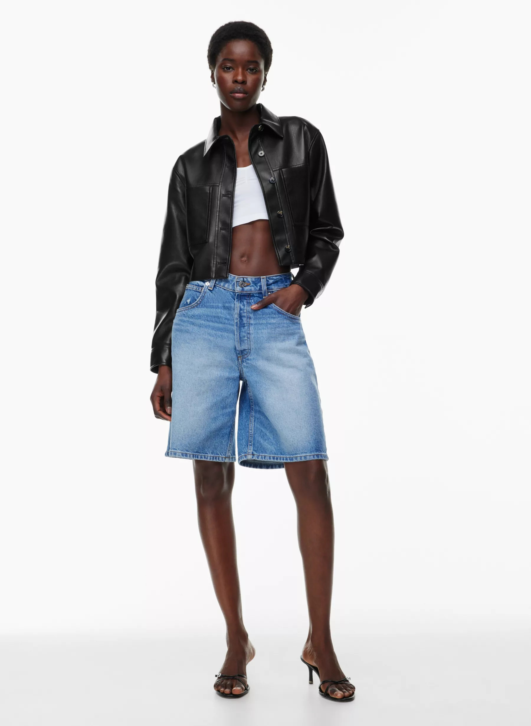 LITTLE CROPPED JACKET | Aritzia