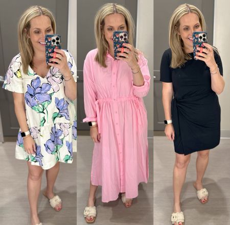 Sharing some of my favorite finds from the Target circle week sale!! Dresses, shorts, tees, and sandals are all 30% off!!  I’m wearing sizes small, XS and medium in the dresses at 3.5 months postpartum  

Spring dress, sandals, resort wear, travel outfit, vacation outfit, work outfit 

#LTKtravel #LTKxTarget #LTKworkwear