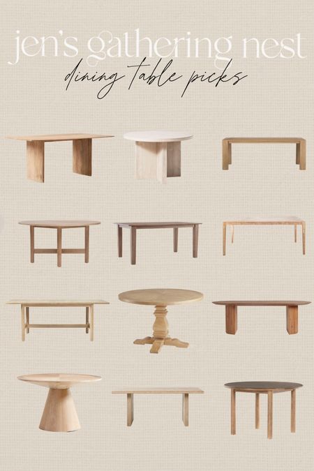 Dining tables ✨ #diningtables #rounddiningtable #pedestaltable #longdiningroomtable #diningroom 

#LTKsalealert #LTKSeasonal #LTKhome