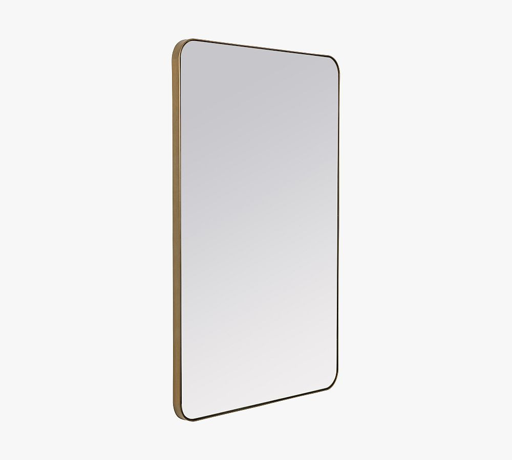 Slim Profile Rounded Edge Mirror | Pottery Barn (US)