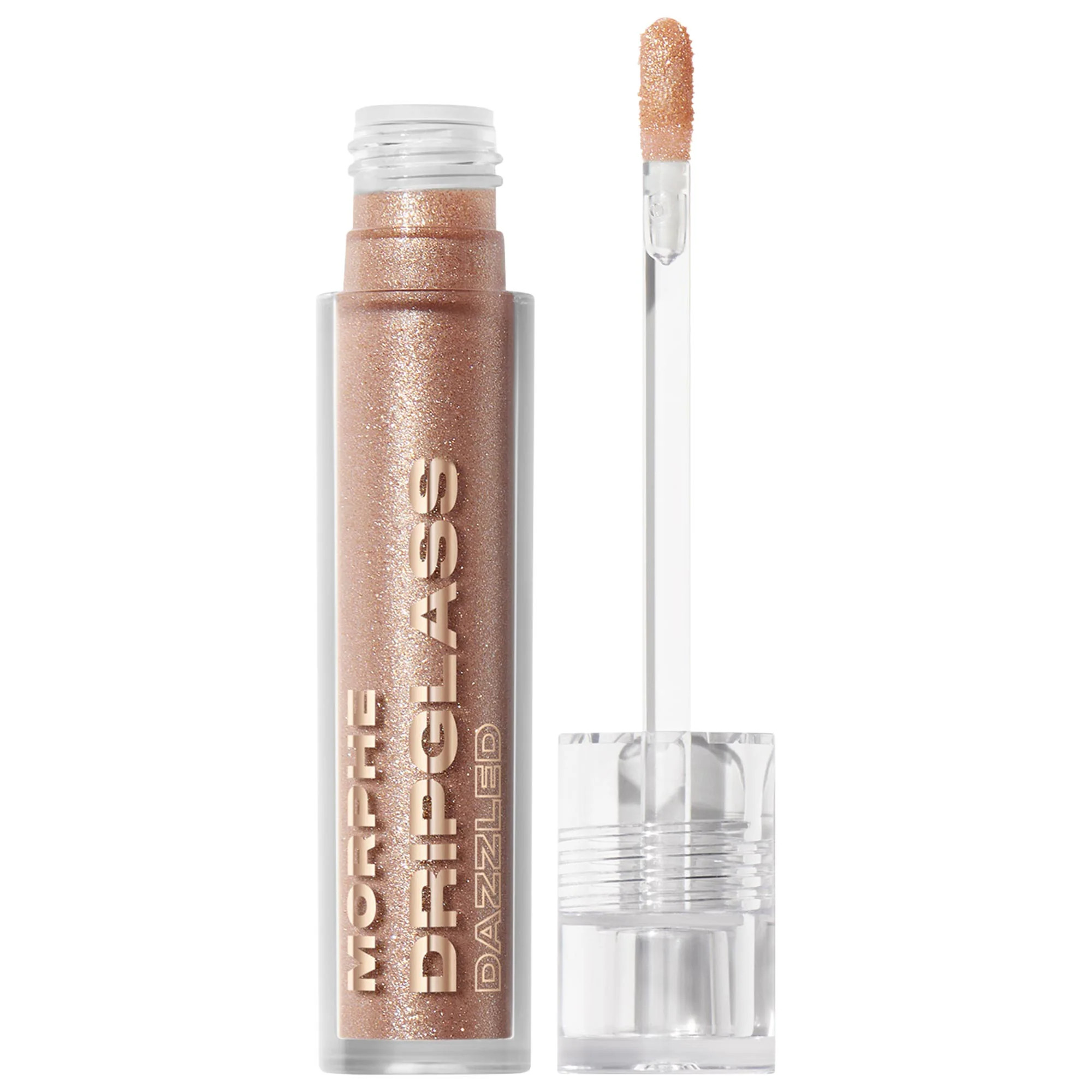 Morphe Dripglass Dazzled High Shimmer Lip Gloss Champagne Pearl 0.128 oz/3.8 mL | Sephora (CA)