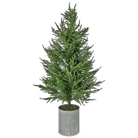 50 Potted Norfolk Pine Tree Christmas Decor | Walmart (US)