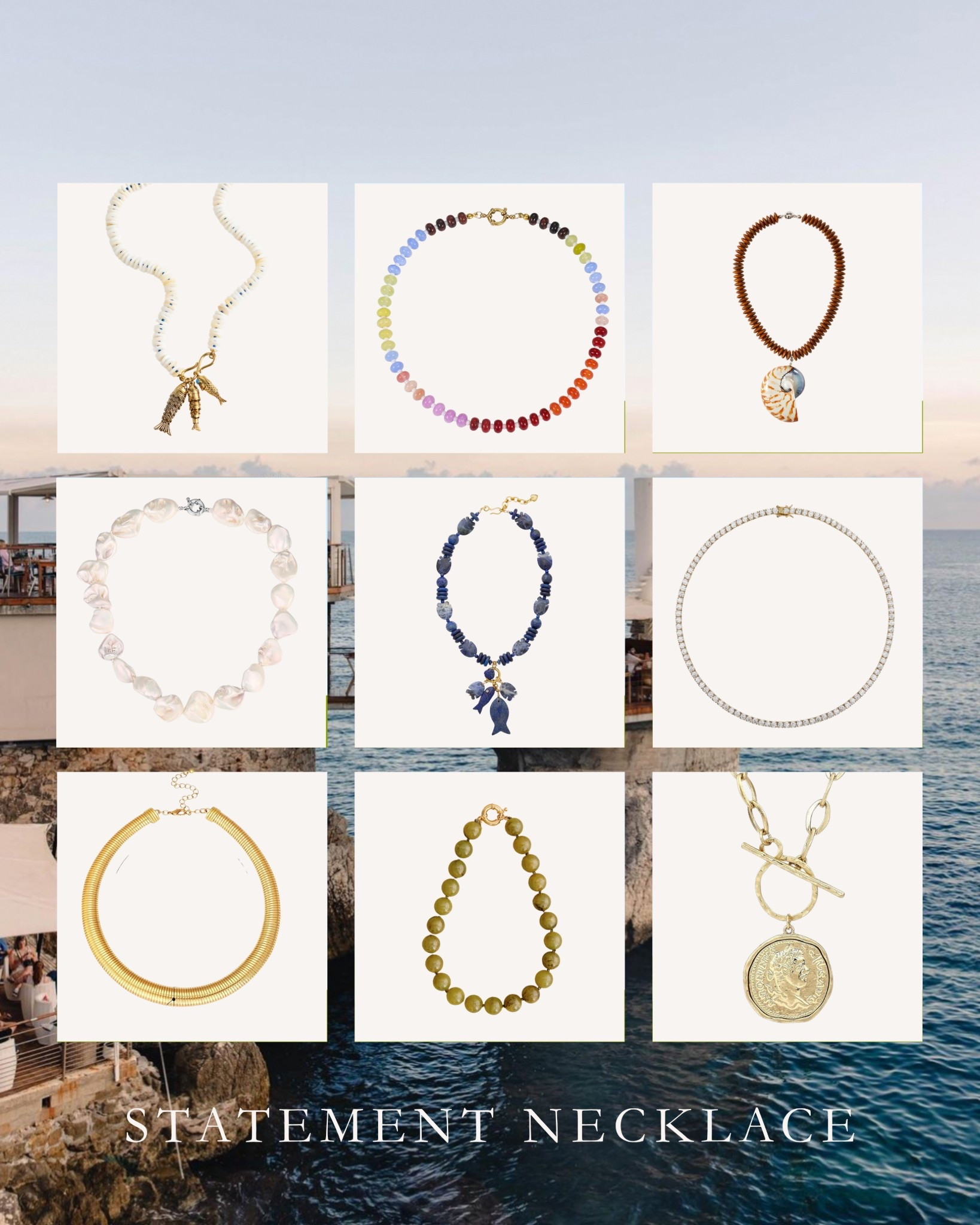 2. fun statement necklace (spice up any outfit)

#LTKTravel #LTKSummerEdit #LTKSeasonal