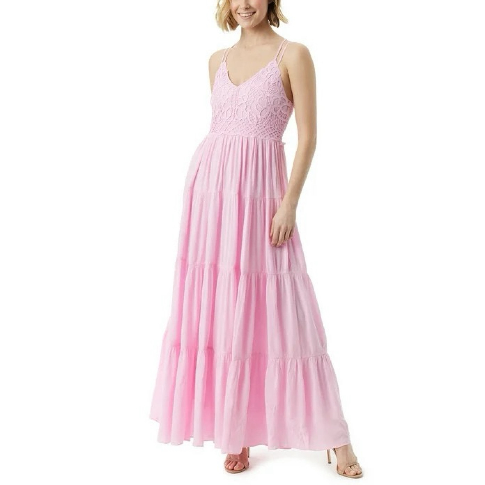 Pink spring dress 
Spring outfits 


#LTKfindsunder50 #LTKstyletip #LTKSeasonal