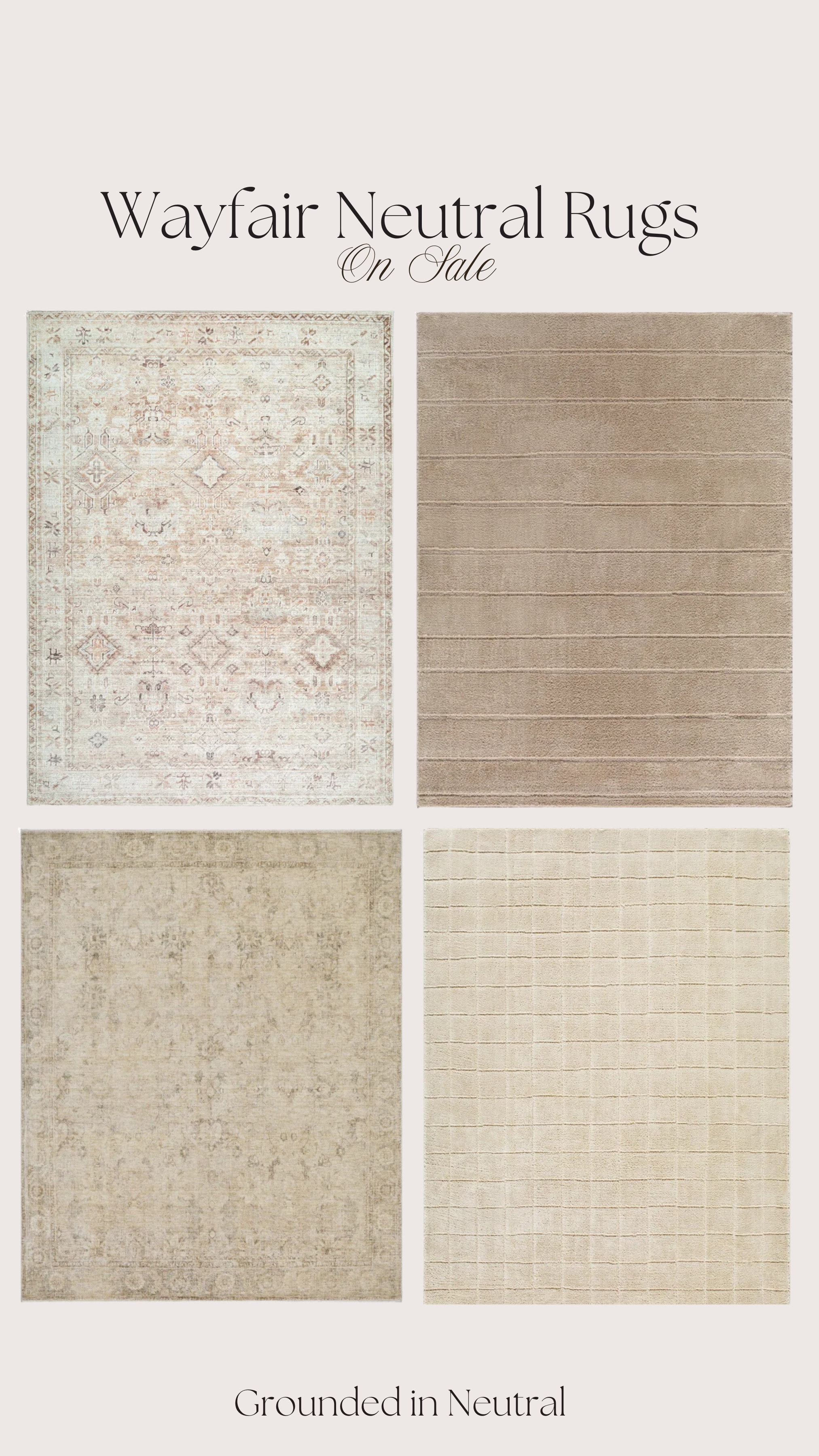 Neutral rugs from @Wayfair 🤎

Wayfair home finds

#LTKHome