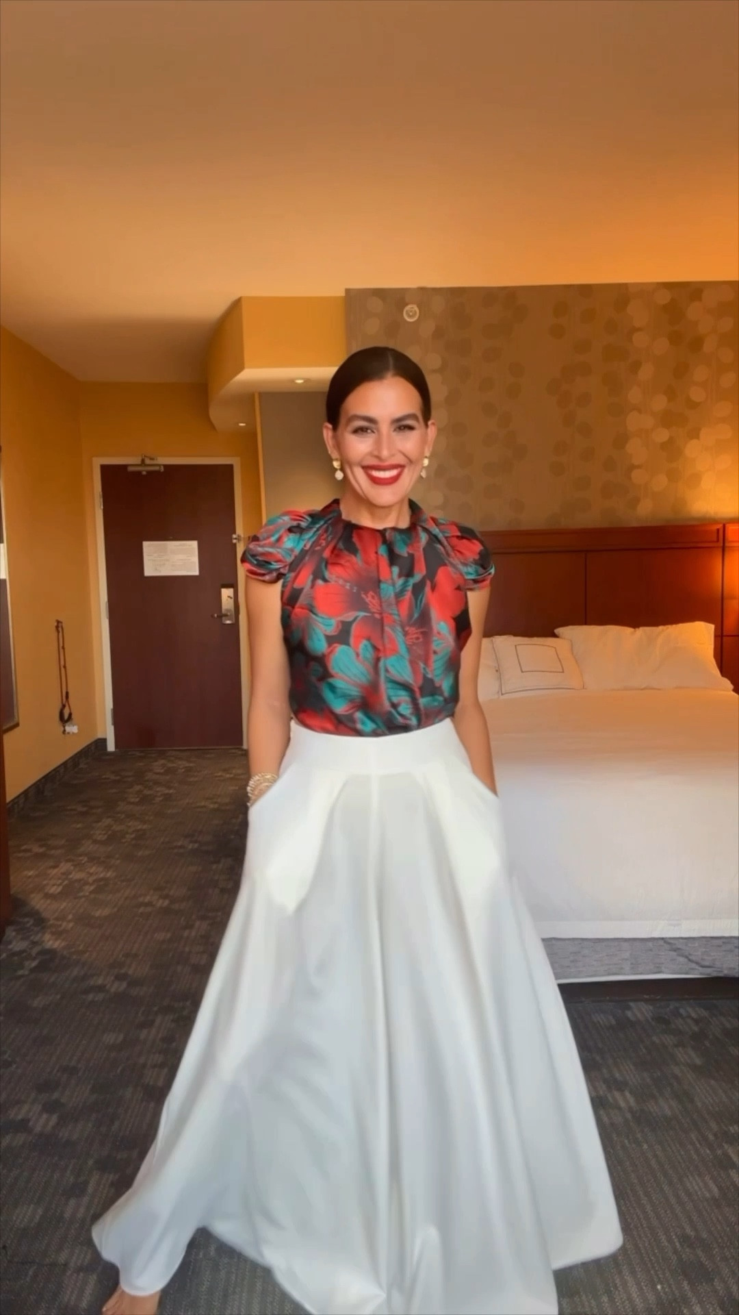 Adding exact 🧣. Wide leg Pants in size S.  
Bra runs small in waist, size up. Wearing a 36B, usually a 34b. 
Lipstick is real MVP.
Casual outfits, #LTKSummerEdit

#LTKU #LTKSeasonal #LTKOver40