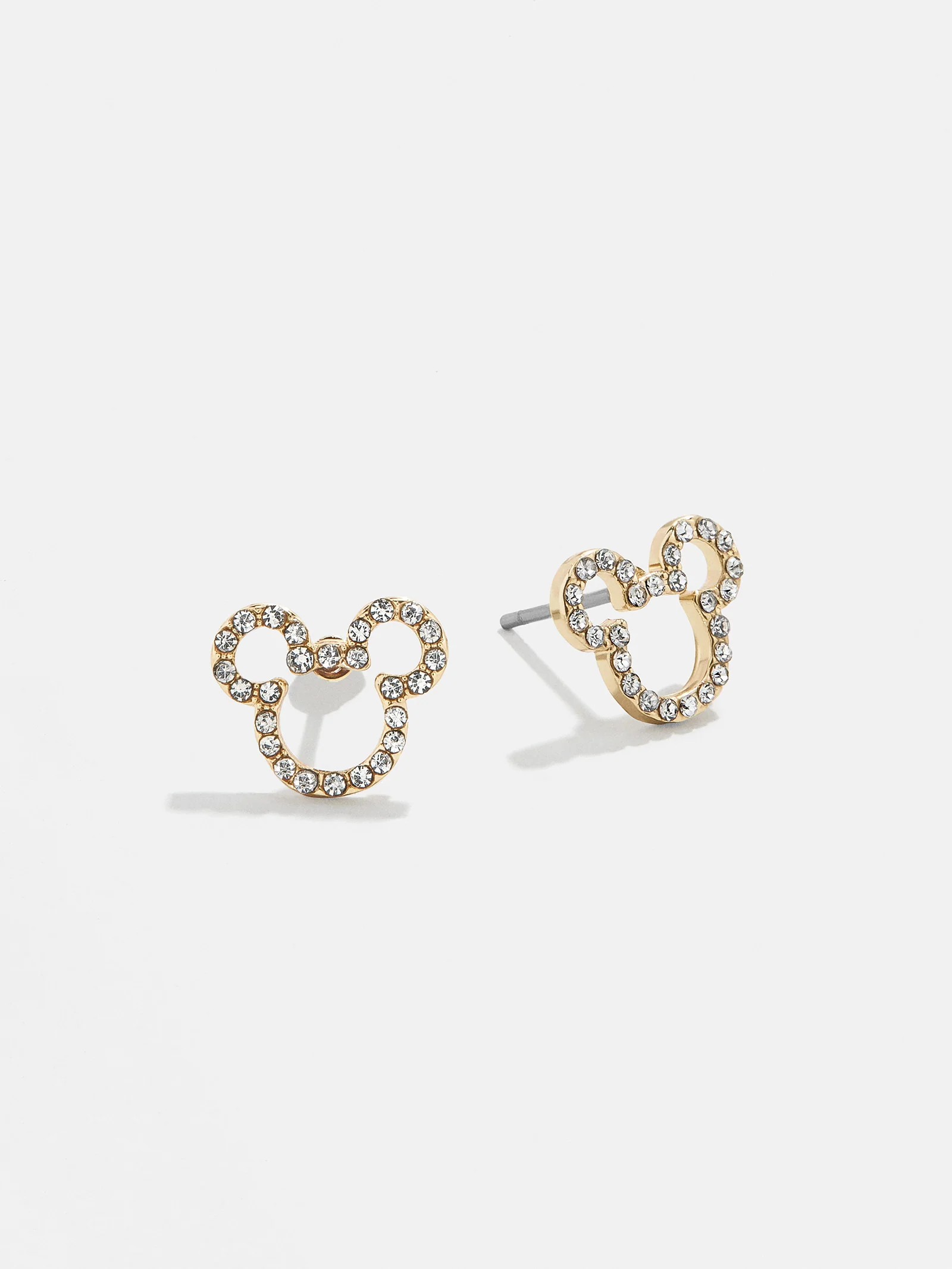 Mickey Mouse Disney Pavé Outline Earrings | BaubleBar (US)