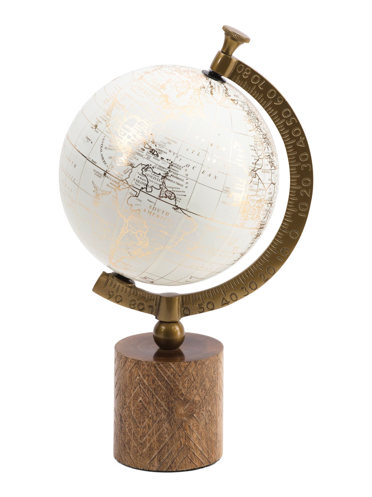 8in Globe With Wood Base | The Global Decor Shop | Marshalls | Marshalls