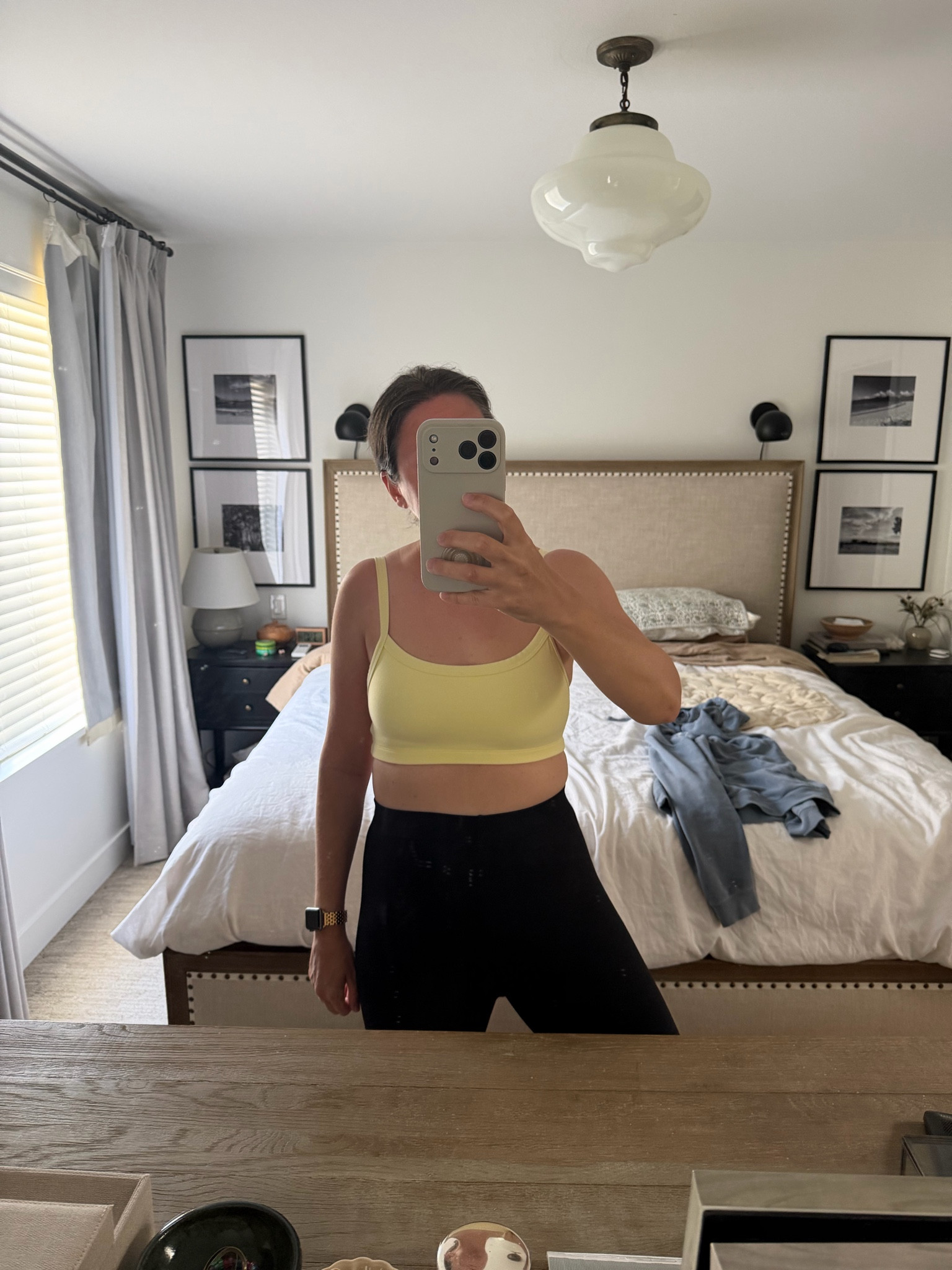 This is hands down the most comfortable bra I own—and I don’t say that lightly. I got it in a medium and immediately went back and replaced basically every other bra I own because… why would I choose anything less comfortable? The BUTTER fabric is genuinely that good—super soft, stretchy, and feels like nothing on, but still gives enough shape to wear on its own. It’s designed with that “barely there” feel and molds to your body like a second skin  
The color is such a good warm yellow too—it’s one of those pieces that feels elevated but still effortless. Perfect for lounging, running errands, or layering, but honestly I wear it on its own all the time. If you’ve tried anything from the Butter line, you already know… and if you haven’t, this is your sign. Linked here.

#LTKootd #LTKMothersDay #LTKActive