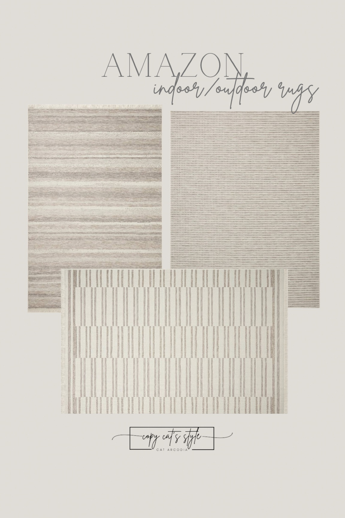 Amazon Affordable Indoor Outdoor Rugs

#LTKfindsunder100 #LTKSeasonal #LTKhome