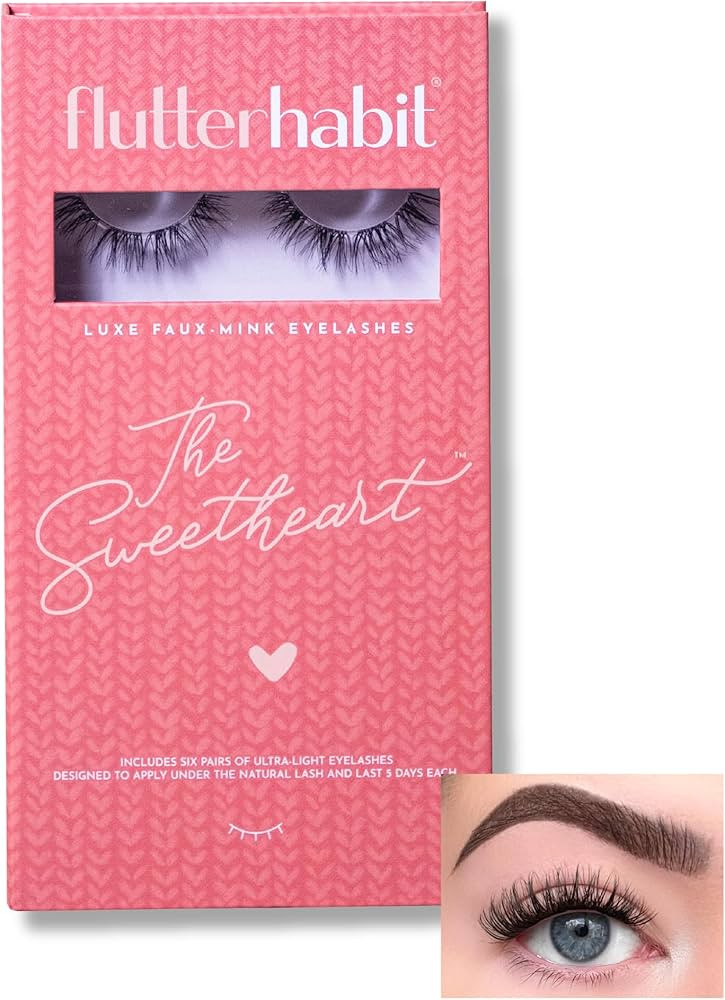 FlutterHabit The Sweetheart Curly Lashes - DIY lash Extensions [1 month] - Fluffy Lash Clusters f... | Amazon (US)