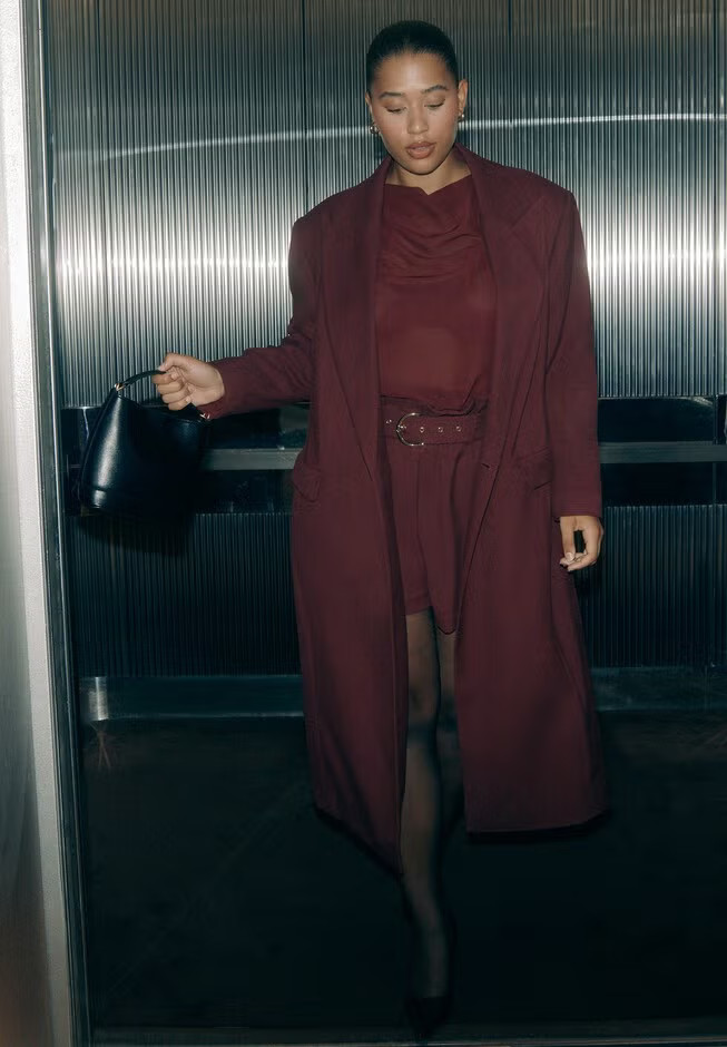 Long Tailored Coat | Eloquii