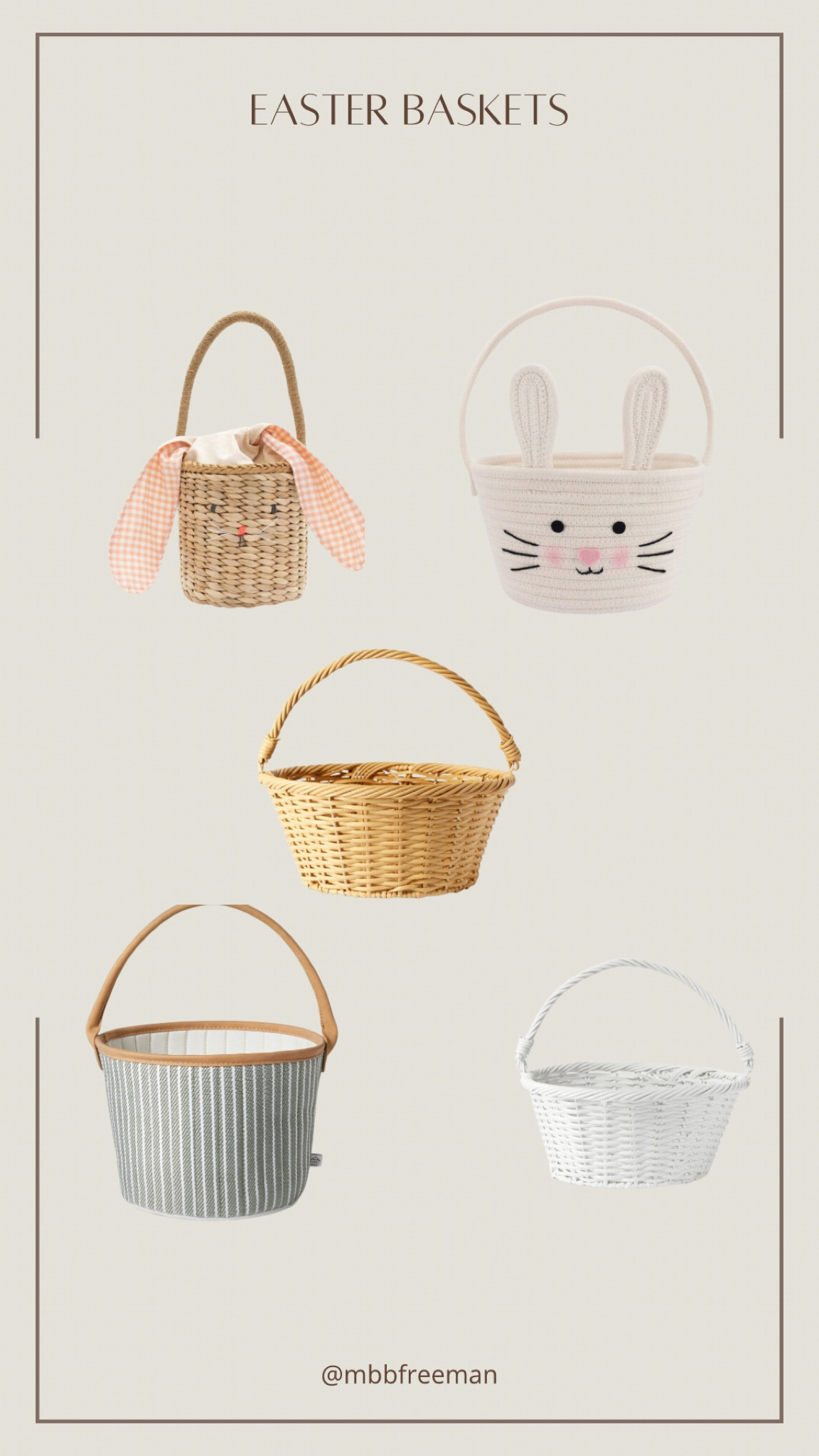 Easter baskets 

#LTKfindsunder50 #LTKkids